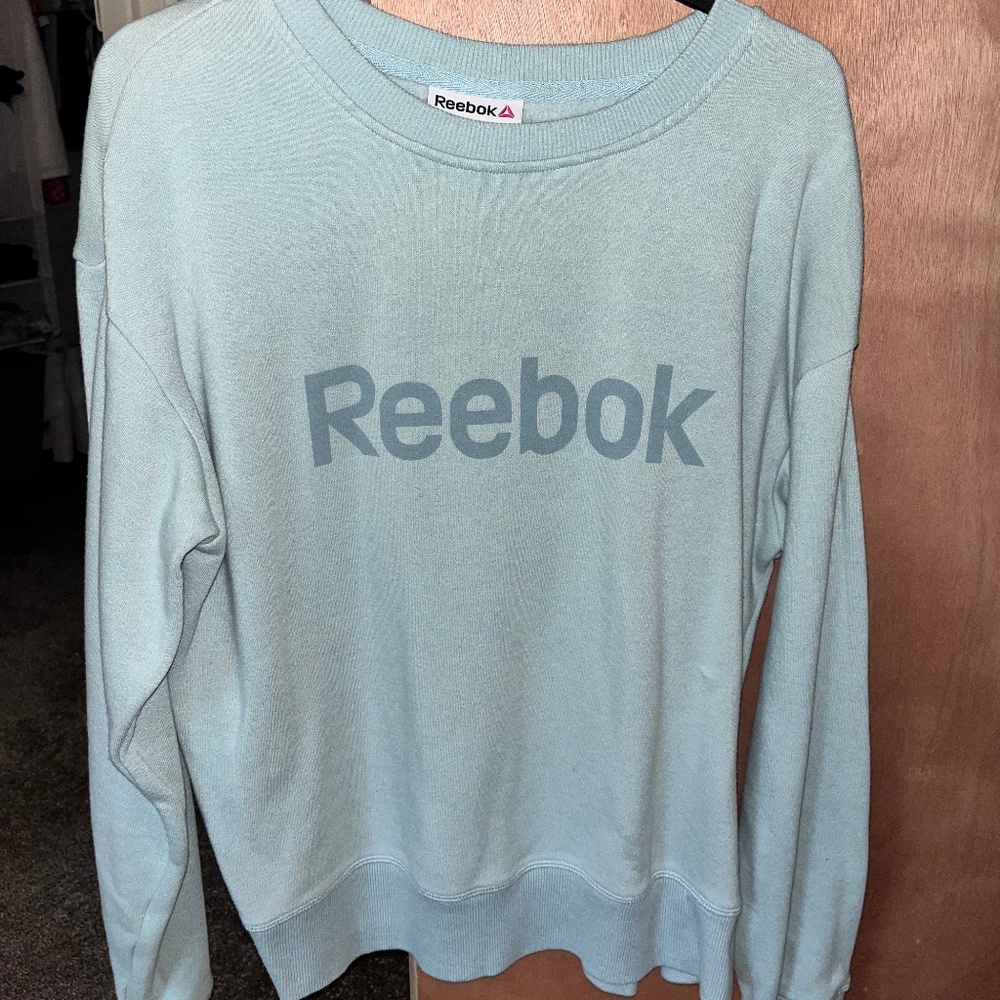 Light Blue Reebok Crewneck